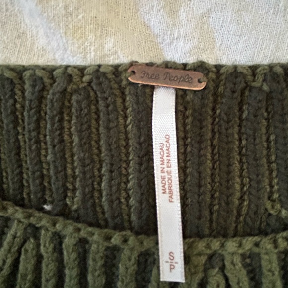 Free People Forest Green Cowl Neck Sweater - Picture 6 of 6